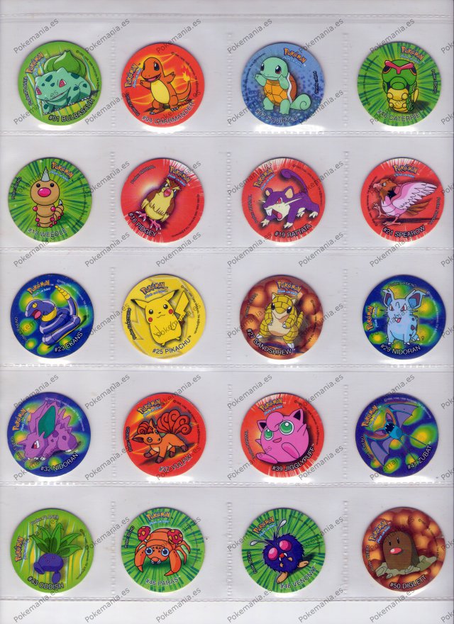 Pokemania - Pokémon Tazos 1 versión española